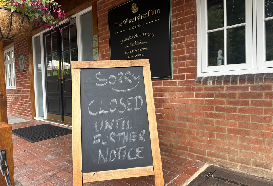 <p>The Wheatsheaf's sudden closure has left everyone shocked</p>