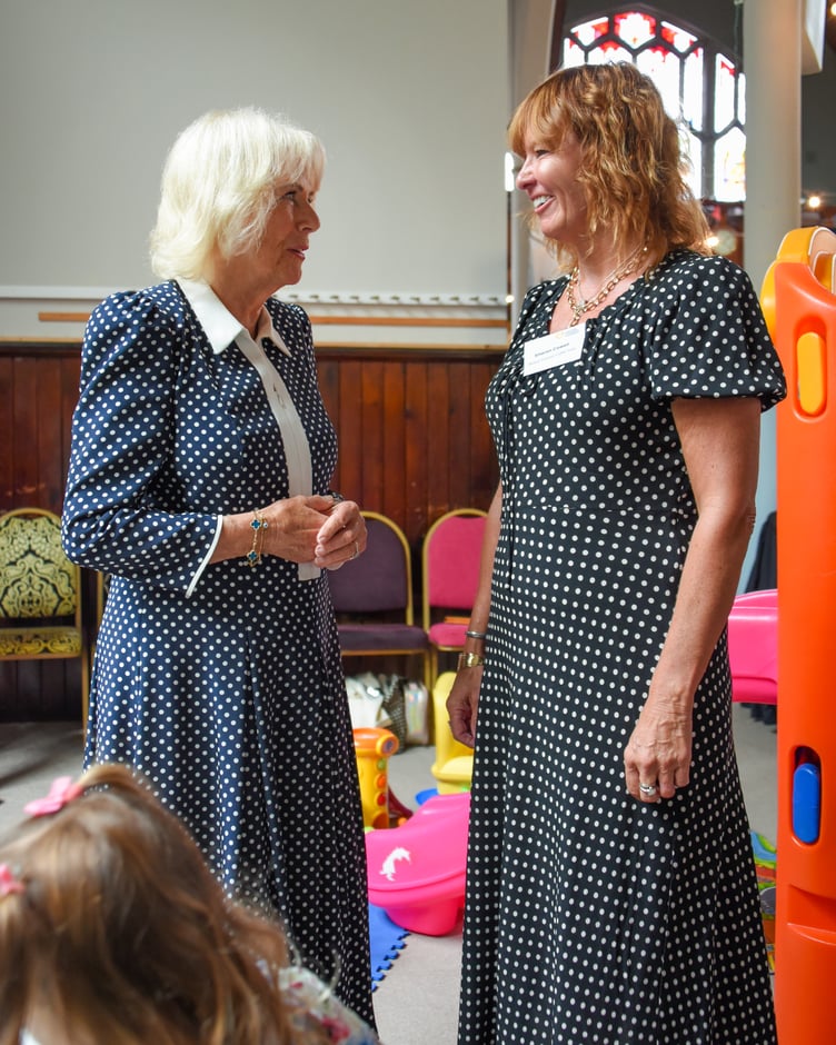 Her Majesty The Queen visited Cornwall Community Foundation Beneficiaries in Newquay (Picture: Toby Weller)