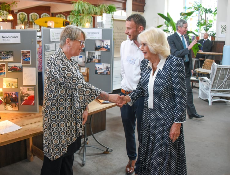 Her Majesty The Queen visited Cornwall Community Foundation Beneficiaries in Newquay (Picture: Toby Weller)