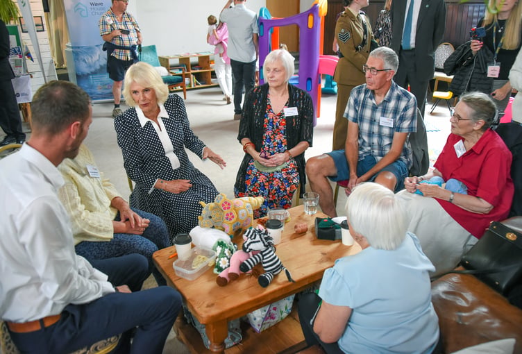 Her Majesty The Queen visited Cornwall Community Foundation Beneficiaries in Newquay (Picture: Toby Weller)