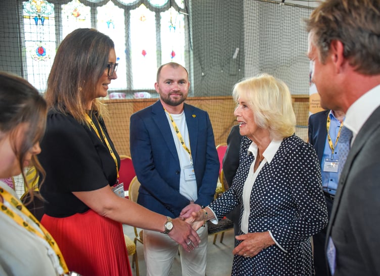 Her Majesty The Queen visited Cornwall Community Foundation Beneficiaries in Newquay (Picture: Toby Weller)