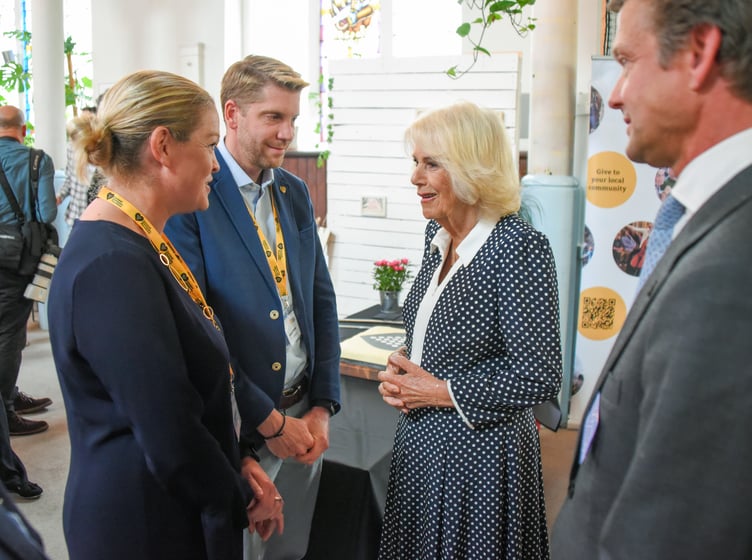 Her Majesty The Queen visited Cornwall Community Foundation Beneficiaries in Newquay (Picture: Toby Weller)