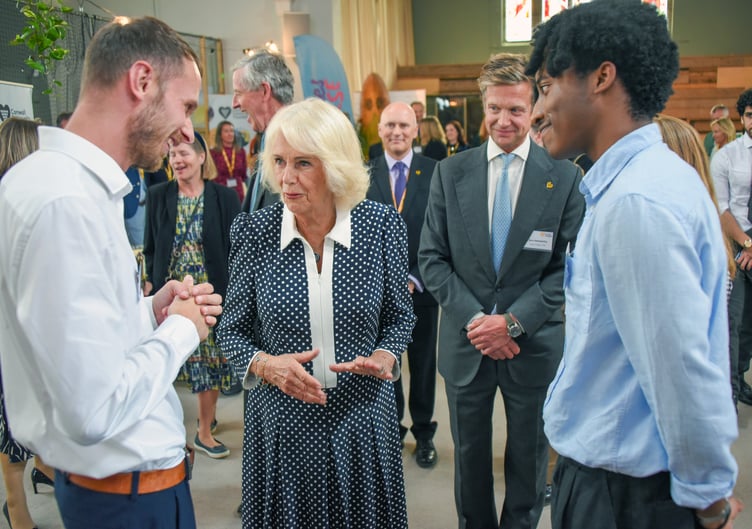 Her Majesty The Queen visited Cornwall Community Foundation Beneficiaries in Newquay (Picture: Toby Weller)