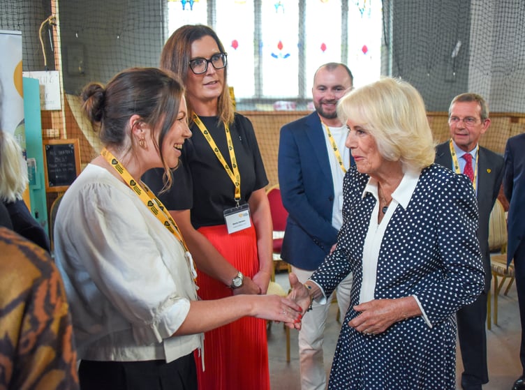 Her Majesty The Queen visited Cornwall Community Foundation Beneficiaries in Newquay (Picture: Toby Weller)