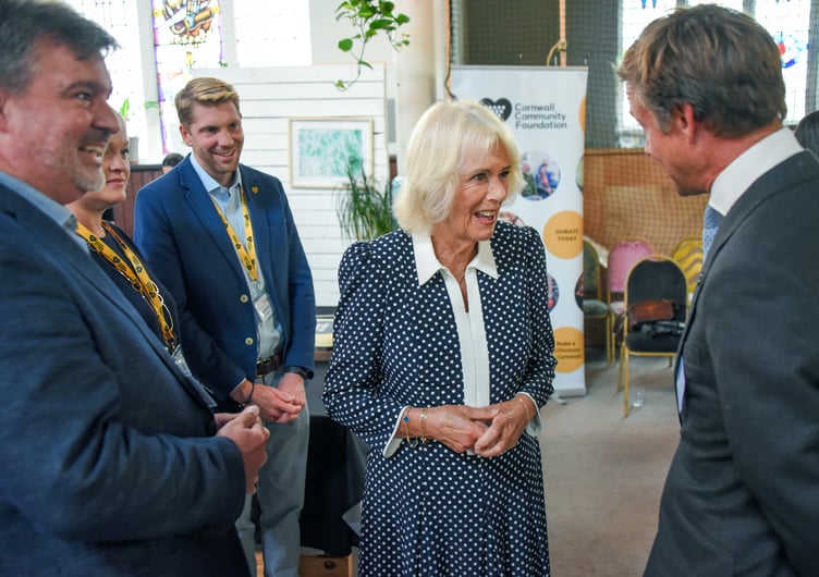 Her Majesty The Queen visited Cornwall Community Foundation Beneficiaries in Newquay (Picture: Toby Weller)