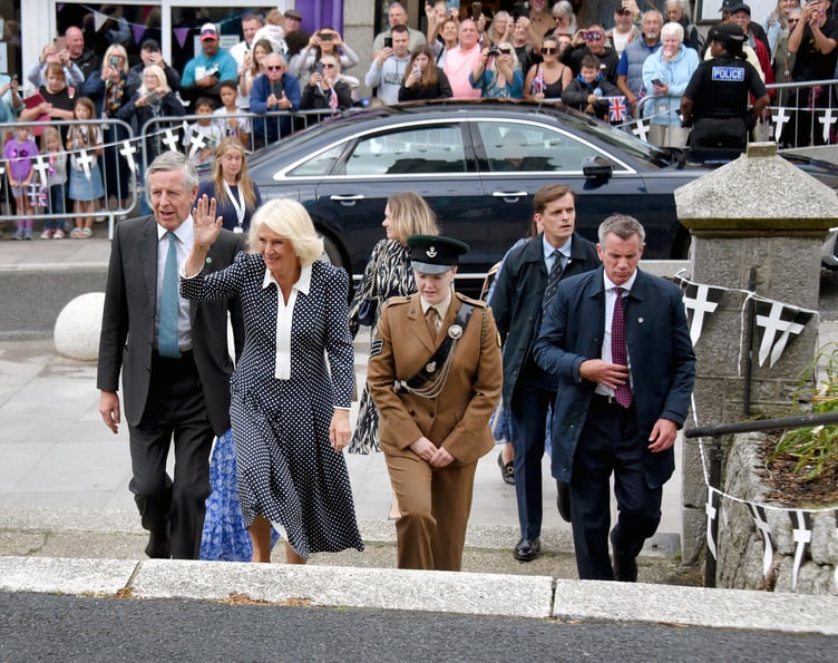 Her Majesty The Queen visited Cornwall Community Foundation Beneficiaries in Newquay (Picture: Toby Weller)