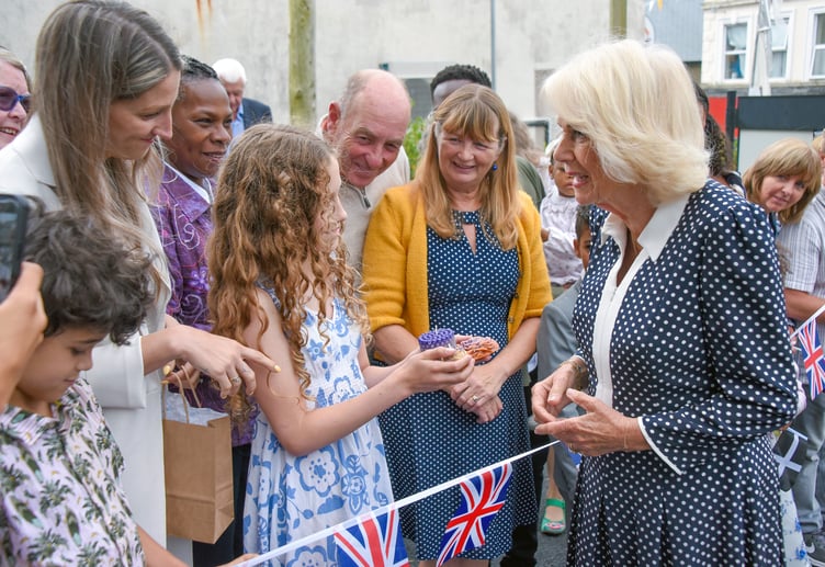 Her Majesty The Queen visited Cornwall Community Foundation Beneficiaries in Newquay (Picture: Toby Weller)