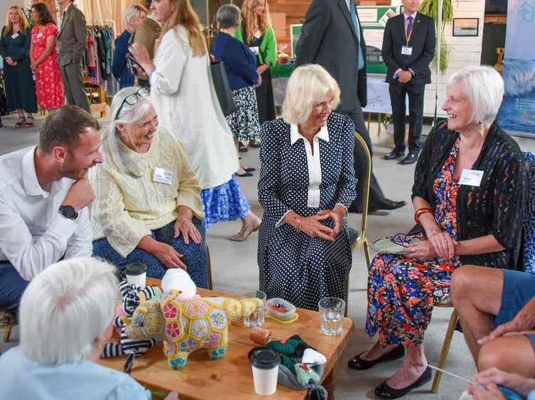 Her Majesty The Queen visited Cornwall Community Foundation Beneficiaries in Newquay (Picture: Toby Weller)