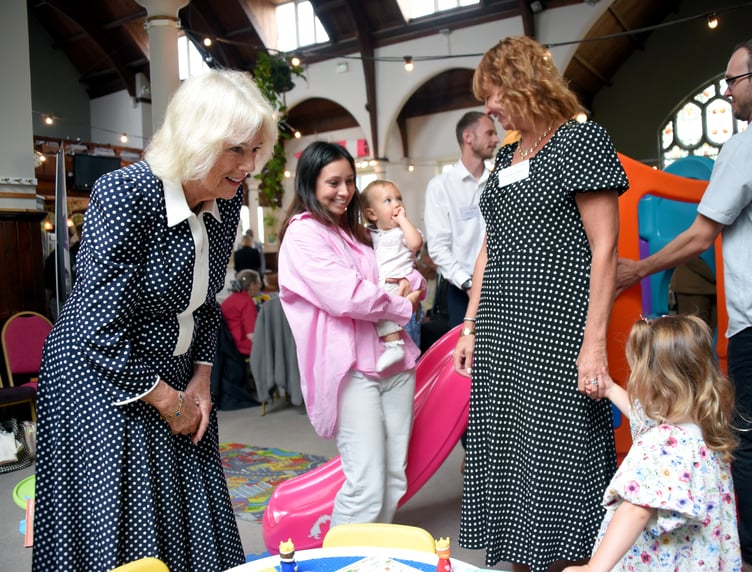 Her Majesty The Queen visited Cornwall Community Foundation Beneficiaries in Newquay (Picture: Toby Weller)