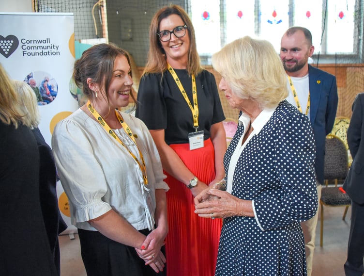 Her Majesty The Queen visited Cornwall Community Foundation Beneficiaries in Newquay (Picture: Toby Weller)