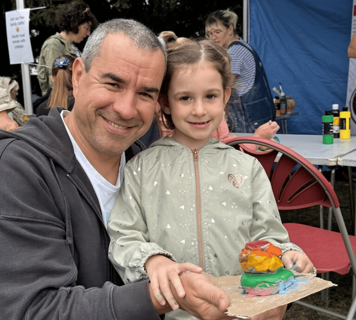 <p>Adults and children all had fun at the New Ashgate Gallery's Punk Clay workshop in Gostrey Meadow.</p>