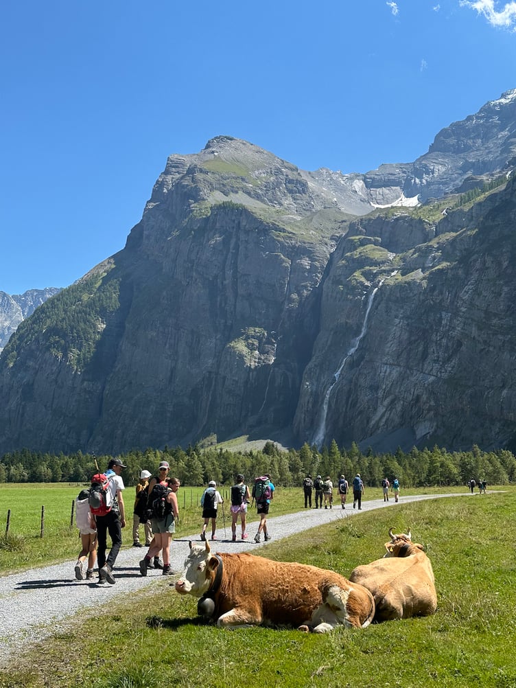 Travellers were treated to some fantastic views