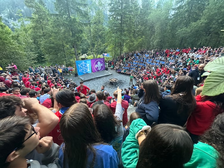 The scouts got the chance to meet other members from across the globe
