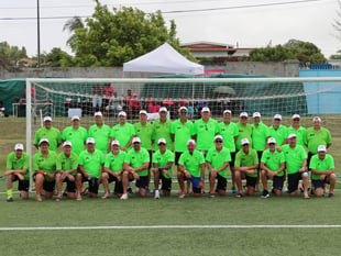 Football team scores fundraising goal in memory of Alan Newell