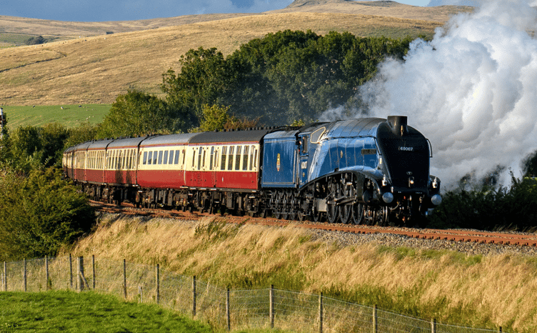 Sir Nigel Gresley locomotive.