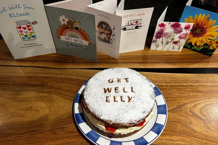 A get well soon cake for Eliana. A student who thought her headache was just the flu nearly died from meningitis less than 24 hours later. Eliana Shaw-Lothian, now 20, was four weeks into her first year at the University of Surrey when she woke up one Friday with a "really bad headache". Initially, she didn't think anything of it - as she used to get headaches quite regularly. But as the day progressed she started to feel dizzy, her hands and feet got cold, and her neck became stiff. The psychology student, from Bromley, London, said: "Still though, the symptoms were pretty generic.