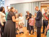 Duke joins party for Yvonne Arnaud