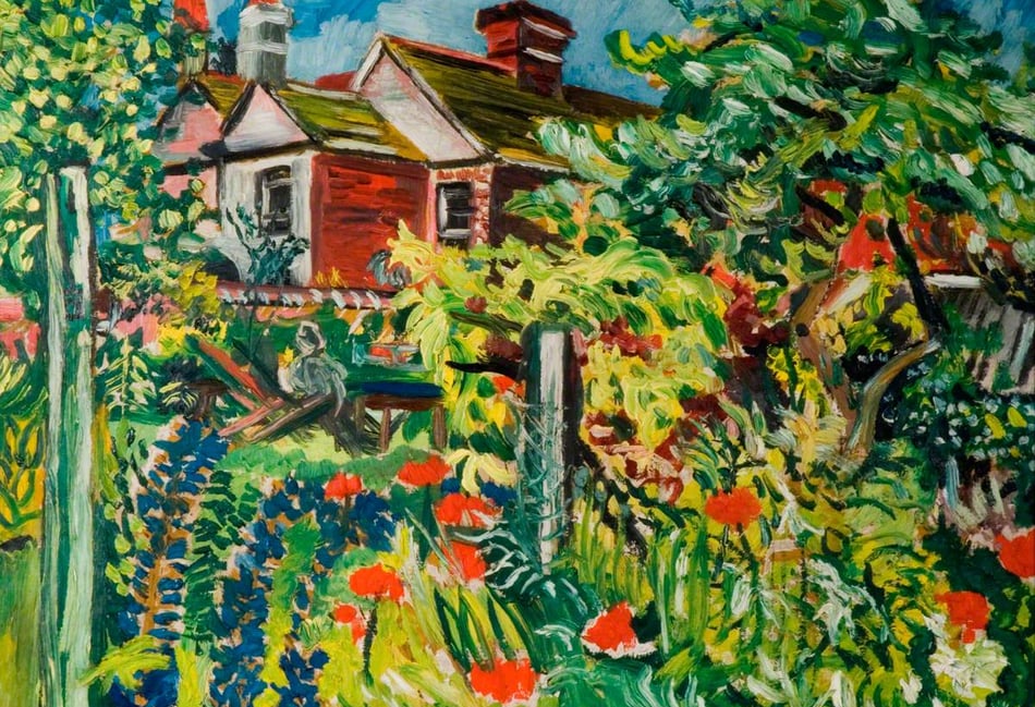 <p>Summer Garden, Harting, by Theodore Garman.</p>