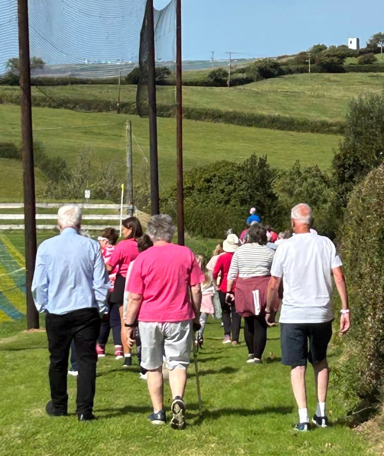 In total participants walked 140 miles equating to an amazing 5.34 marathons in under two hours