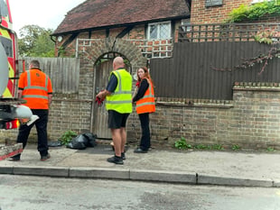 Wall struck in Wrecclesham as residents warn of dangerous speeding