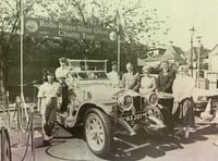 Peeps into the Past: A fundraising drive and a car fit for a president