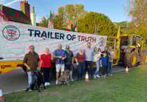 Surrey farmers deliver a message as Tractor of Truth driven to London