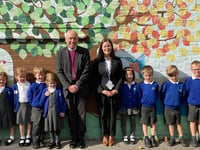 Bishop inspires community with visit to Tilford school