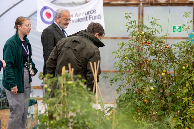RAF St Mawgan welcomes two distinguished guests (Picture: Cpl Tom Cann RAF)