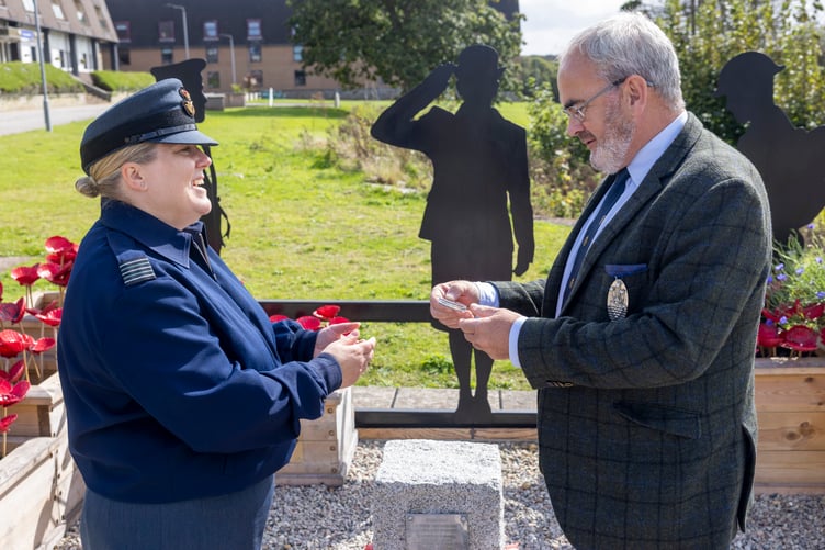 RAF St Mawgan welcomes two distinguished guests (Picture: Cpl Tom Cann RAF)