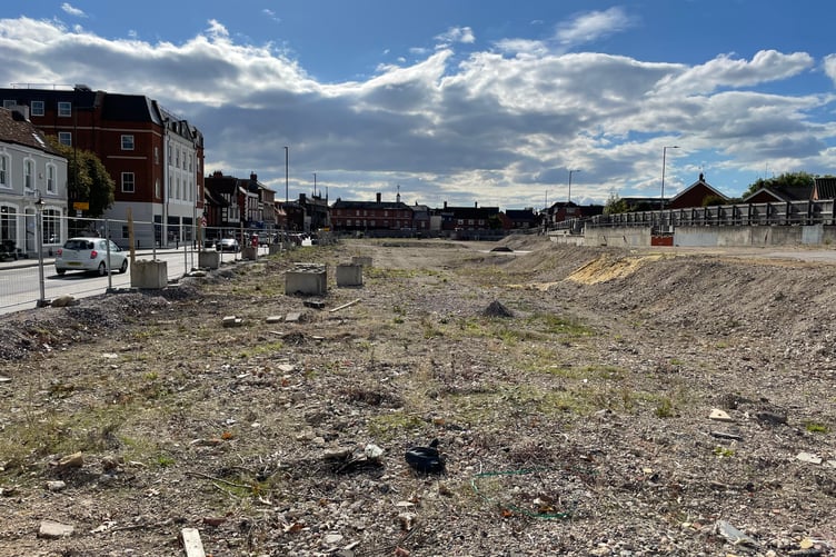 The Woolmead site in East Street, Farnham.