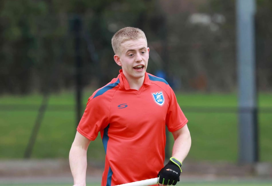 <p>Max Long in action for Aldershot & Farnham's men's first team</p>