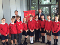 MP goes back to school as St Polycarp pupils ask questions