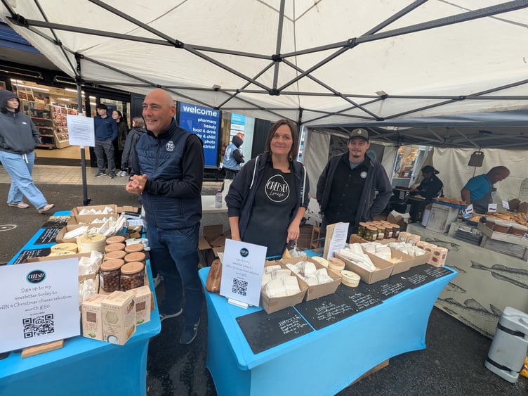 Cheese Louise from Alton have a stall on The Borough