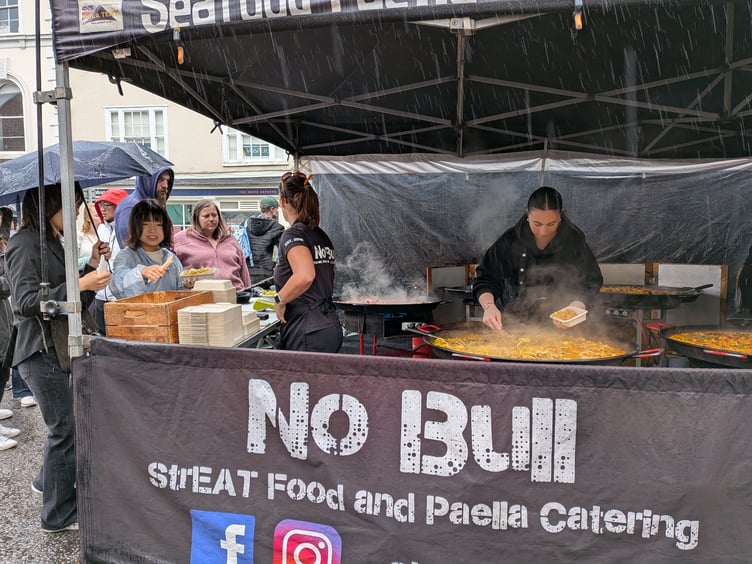 Paella is always popular