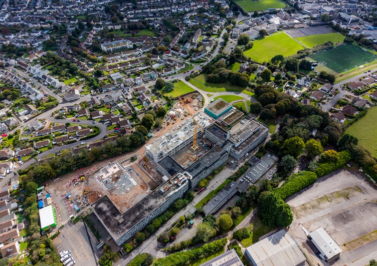 Most of the existing Cornwall College buildings will eventually be replaced at the St Austell campus. (Picture: Paul Williams)