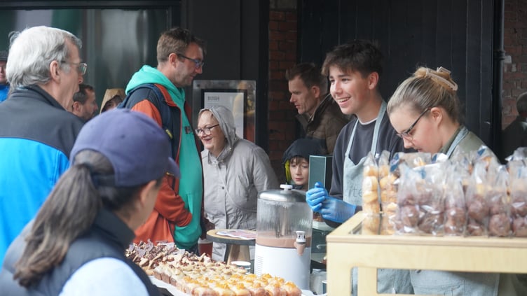 Sweet treats for sale at Farnham Food Festival 2025.