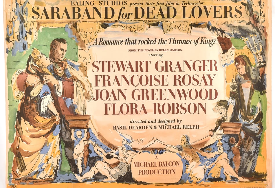 <p>Saraband For Dead Lovers (1948) film poster.</p>