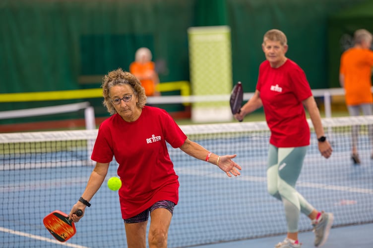 Pickleball was among the sports which were played