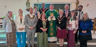 WATCH: Mayor is a history maker as civic service is a first for Bordon
