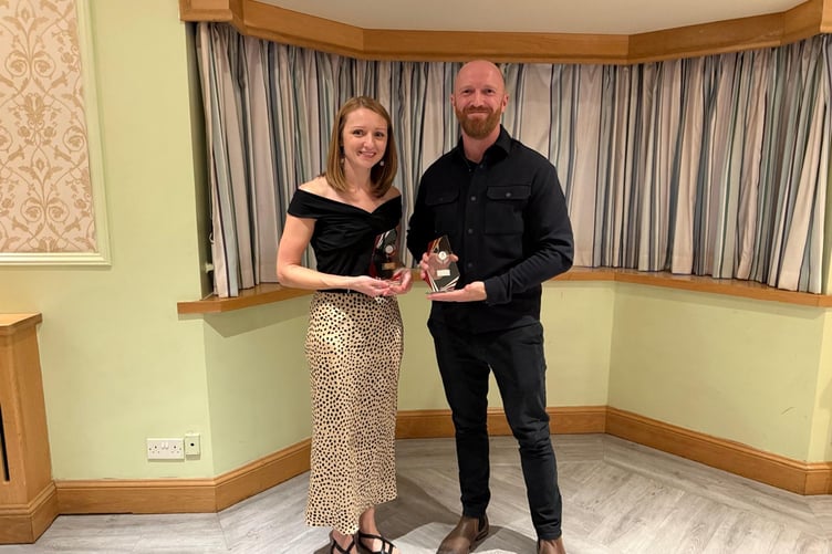 Hampshire Road Race League top performers Laura Rogers and Steve Armstrong