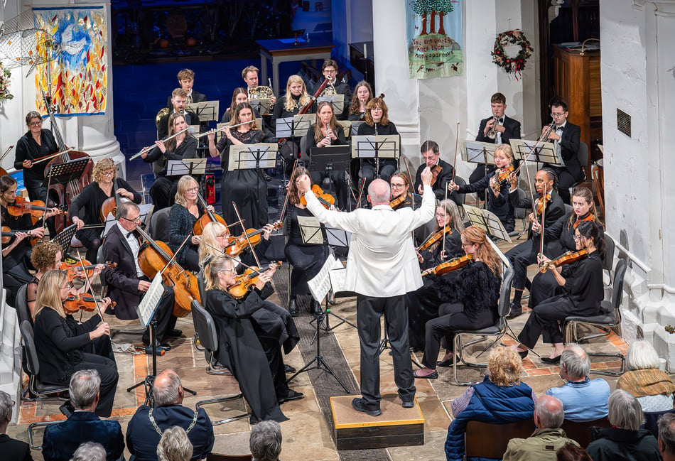 <p>Farnham Sinfonia (Photo: Simon Claiden).</p>