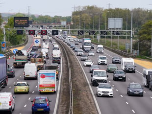 Traffic levels in Surrey rise