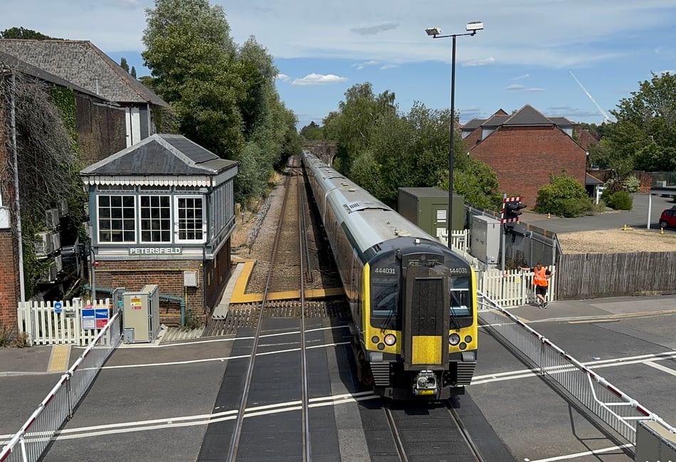 <p>Petersfield level crossing.</p>