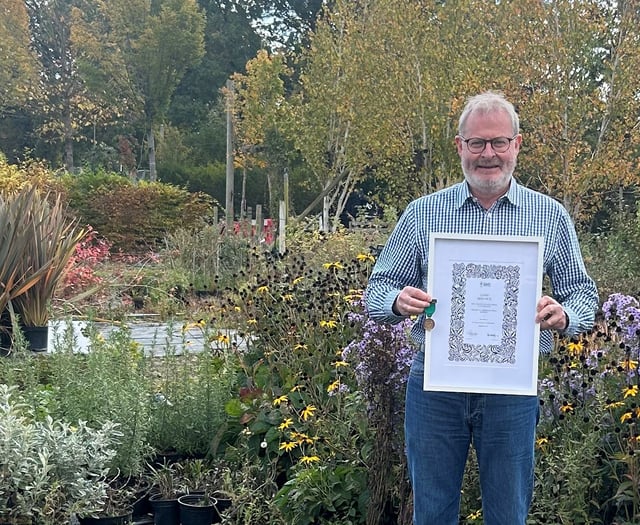 Devoted to the land: Peter’s 40-year career recognised by RHS