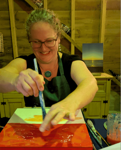 Artist Gemma Lessinger stages workshop (Picture: Warren Wilkins)