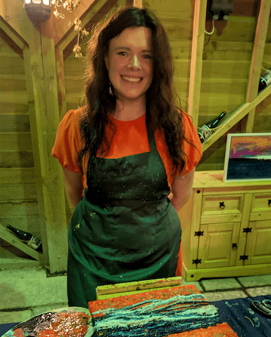 Artist Gemma Lessinger stages workshop (Picture: Warren Wilkins)