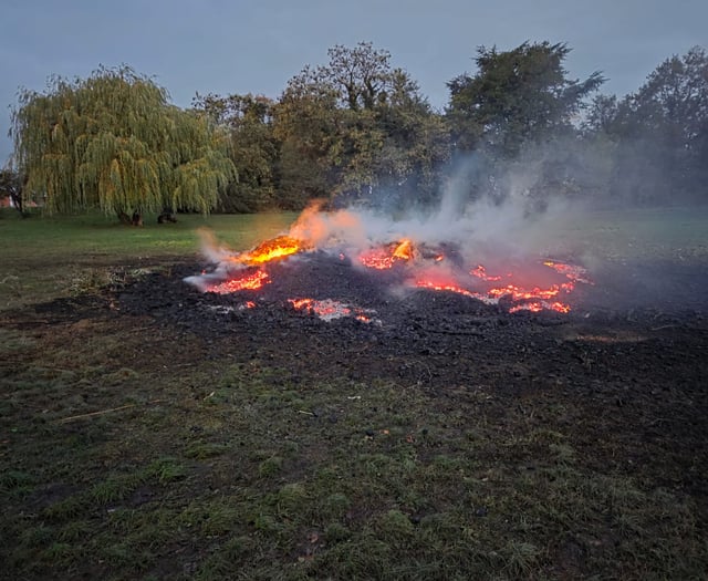 Ripley bonfire rises from the ashes after suspected arson attack