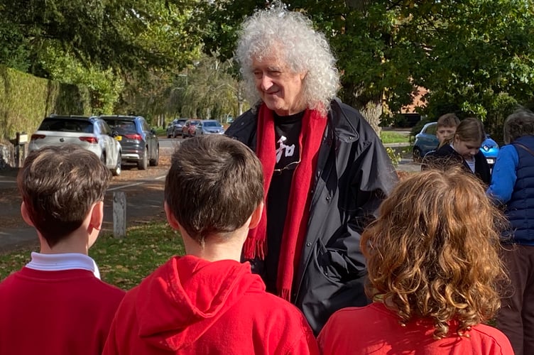 Sir Brian May Elstead Church Green