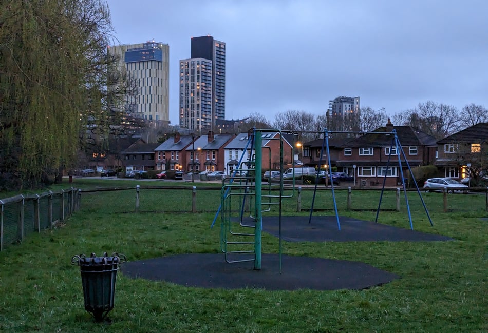 <p>Woking's Victoria Square Towers.</p>