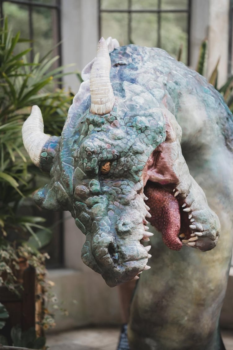 The sea serpent Morgawr at Trelissick